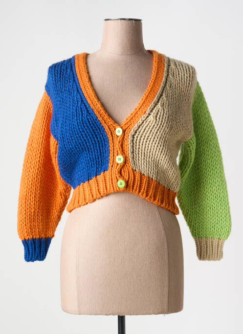 Gilet manches longues beige NIU pour femme