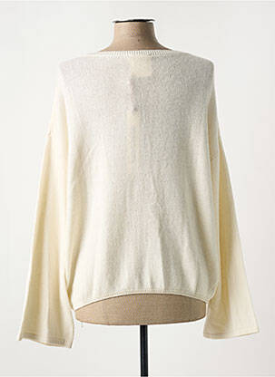 Pull coupe droite manches longues beige SEMICOUTURE femme
