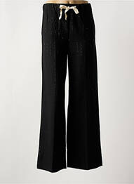Pantalon droit taille élastique taille normale noir ATTIC AND BARN femme