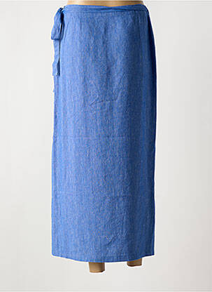Jupe longue coupe droite bleu TINSELS femme