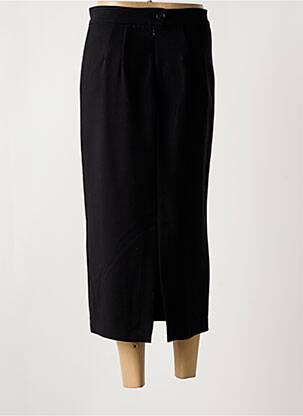 Jupe longue fermeture zippée au dos noir ATTIC AND BARN femme