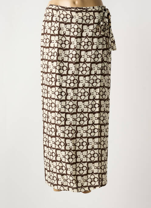 Jupe longue marron TINSELS pour femme