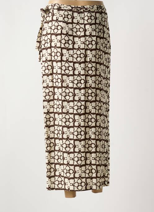 Jupe longue marron TINSELS pour femme