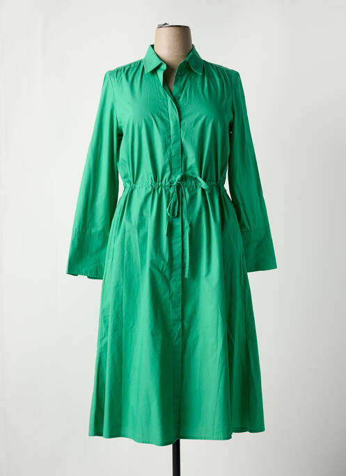 Robe mi-longue vert ATTIC AND BARN pour femme