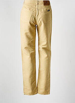 Pantalon droit fermeture zippée sous rabat boutonné taille normale beige CERRUTI 1881 femme