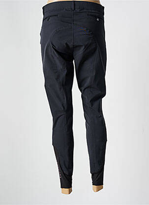 Pantalon slim tissage popeline taille normale noir EQUIT'M femme