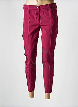 Pantalon 7/8 stretch taille normale violet MOUNTAIN HORSE femme