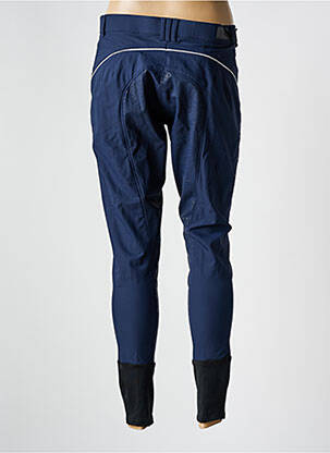 Pantalon slim taille élastique taille normale bleu BR femme