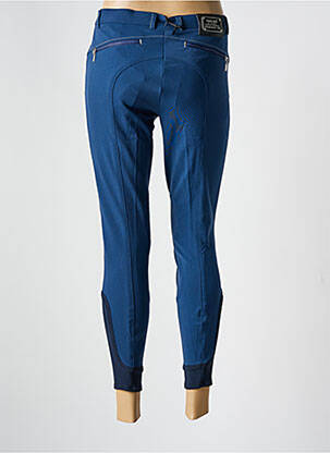 Pantalon slim tissage popeline taille normale bleu EURO-STAR femme