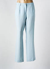 Pantalon droit bleu SYM pour femme seconde vue
