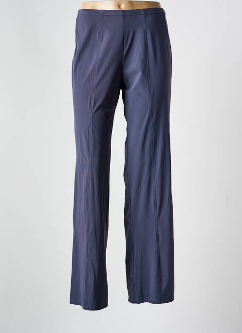 Pantalon droit bleu CHRISTIAN MARRY pour femme