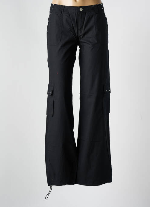 Pantalon droit noir MYSTIC pour femme