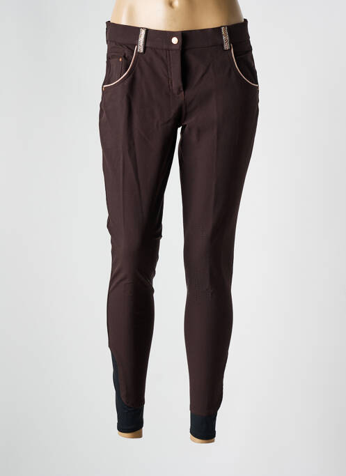 Pantalon slim marron BR pour femme