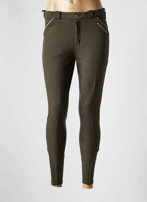 Pantalon slim vert KINGSLAND pour femme