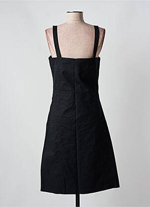 Robe mi-longue coupe cintrée fines bretelles noir GOTHA LOVE femme