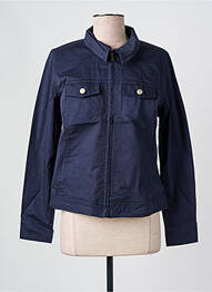 Veste casual col chemisier bleu LA FIANCEE DU MEKONG femme