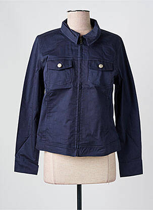 Veste casual col chemisier bleu LA FIANCEE DU MEKONG femme
