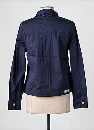 Veste casual col chemisier bleu LA FIANCEE DU MEKONG femme