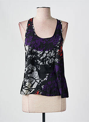 Débardeur coupe cintrée sans manche violet VILA femme