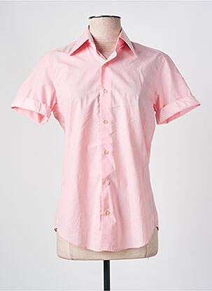 Chemise manches courtes coupe cintrée rose GIANNI FERRUCCI homme