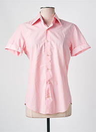 Chemise manches courtes coupe cintrée rose GIANNI FERRUCCI homme