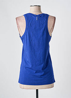 Débardeur sport multisport sans manche bleu DEHA femme