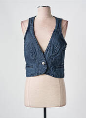 Gilet sans manche bleu GEISHA pour femme seconde vue