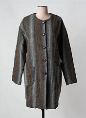 Manteau long gris LOCAL pour femme seconde vue