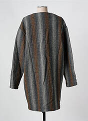 Manteau long gris LOCAL pour femme seconde vue