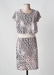 Robe mi-longue rose ESPERANCE pour femme seconde vue