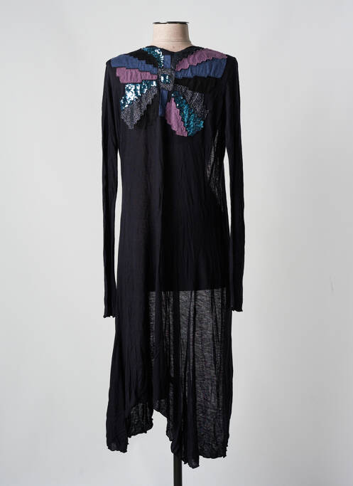 Gilet manches longues noir CUSTO pour femme