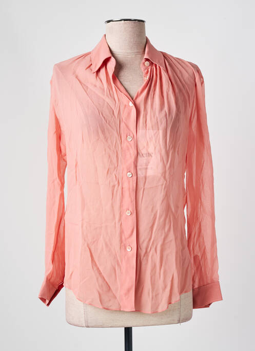 Chemisier coupe cintrée manches longues rose ACNE STUDIOS femme