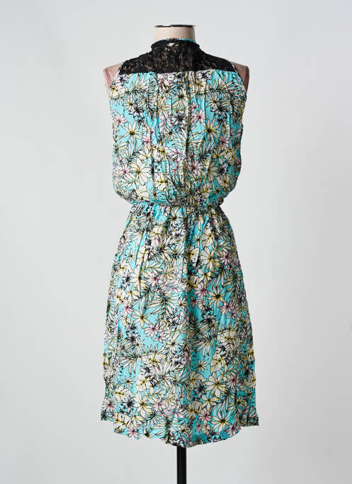 Robe mi-longue bleu ROMATIC pour femme