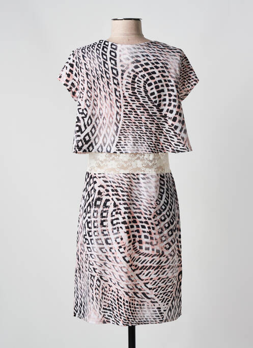 Robe mi-longue rose ESPERANCE pour femme