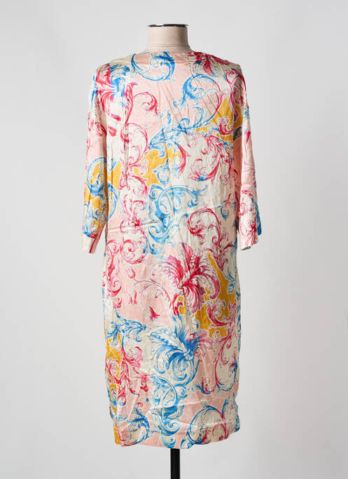 Robe mi-longue rose JOYCE & GIRLS pour femme