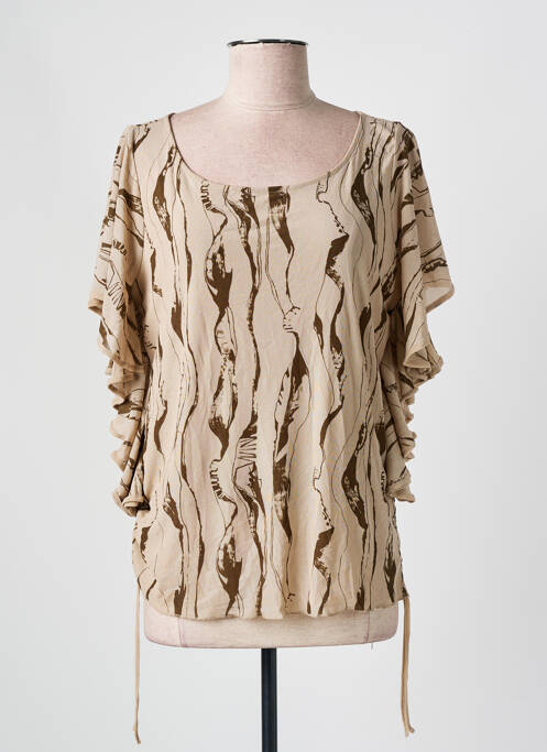 Top beige VILA pour femme