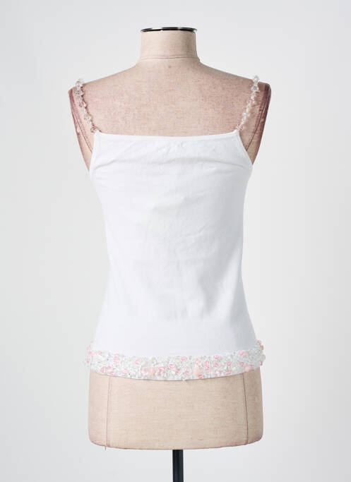 Top blanc VOTRE NOM pour femme