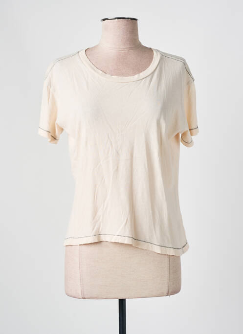 T-shirt beige CURRENT ELLIOTT pour femme