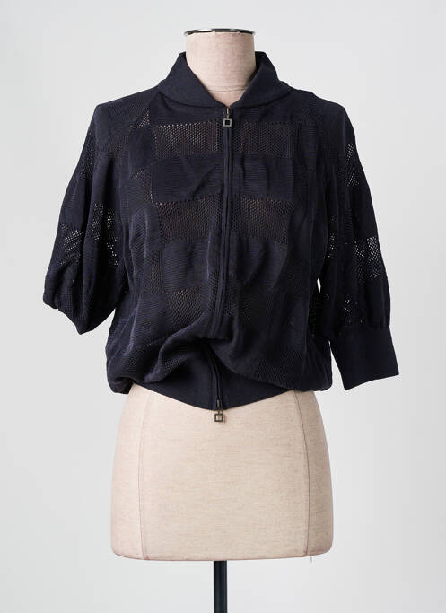 Veste casual bleu SARAH PACINI pour femme