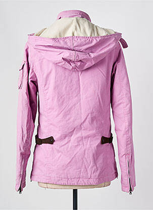 Parka finition intérieure doublée a capuche rose NAPAPIJRI femme