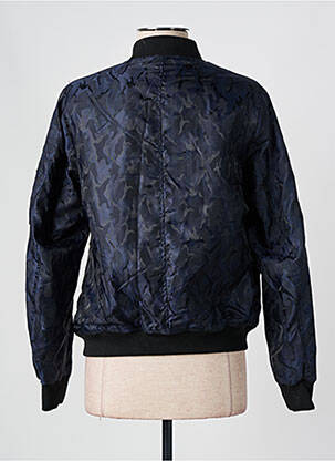 Blouson effet matière satinée bleu ZAC & ZOE femme