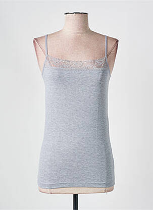 Top/caraco bretelles élastiquées gris TUTKU femme