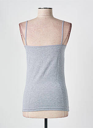 Top/caraco bretelles élastiquées gris TUTKU femme