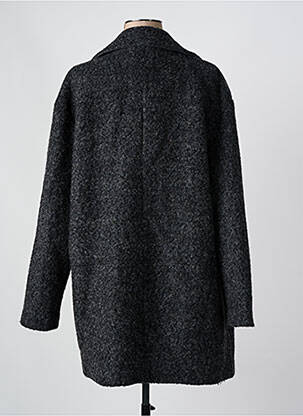 Manteau long coupe cintrée sans capuche gris REDSOUL femme