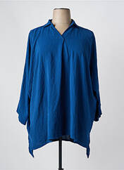 Blouse bleu JASMINAH pour femme seconde vue