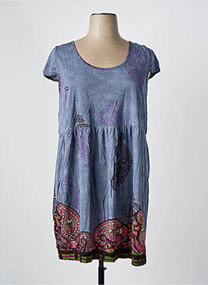 Robe courte gris JAC JAC pour femme