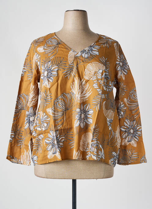 Blouse marron LA FIANCEE DU MEKONG pour femme