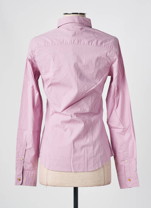 Chemisier coupe cintrée manches longues violet LA MARTINA femme