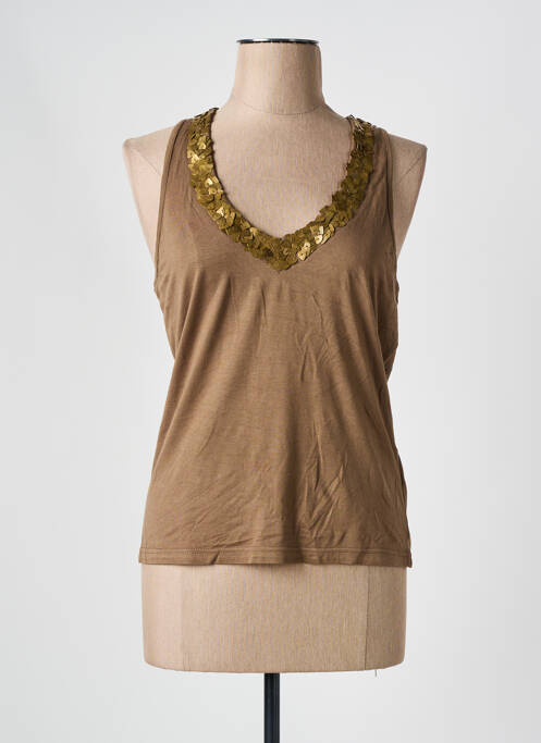 Débardeur marron EMMA & CARO pour femme