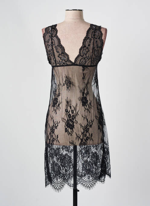 Jupon /Fond de robe noir OUNO pour femme